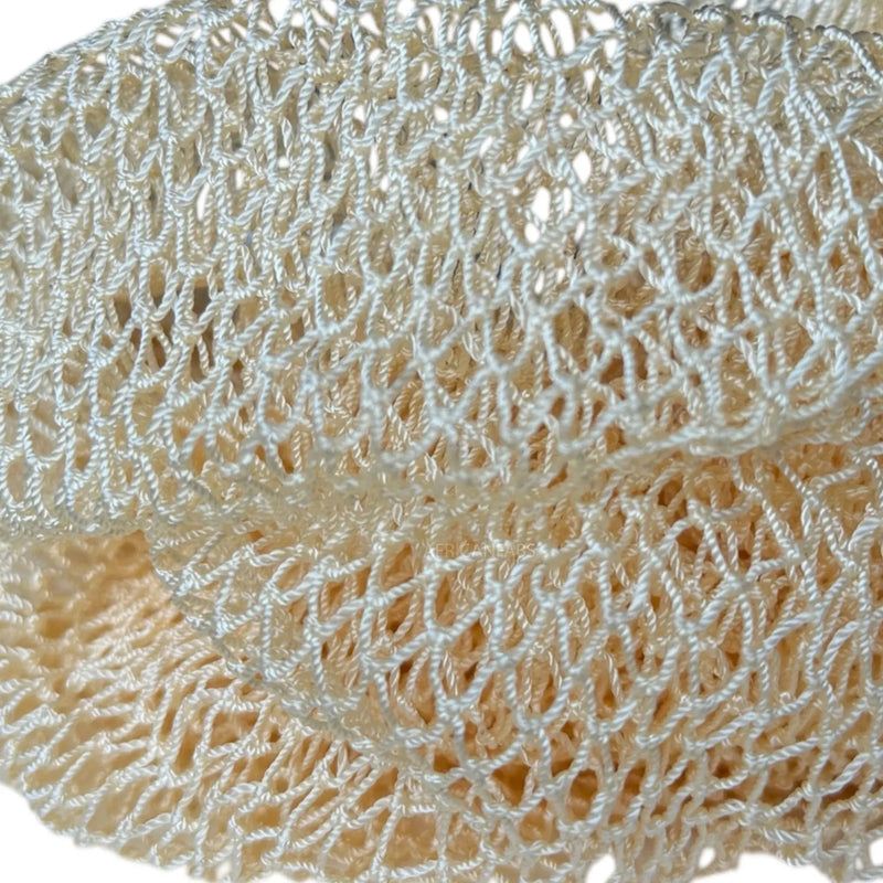 African Fabs African Net Sponge Sapo Ivory