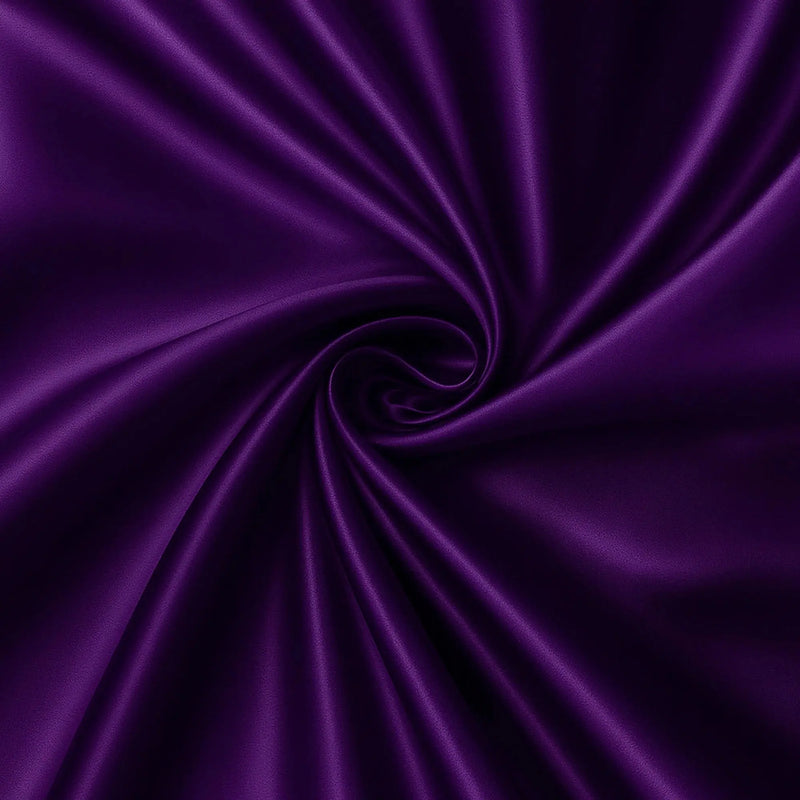 African Fabs Silky Satin Pillowcase Purple