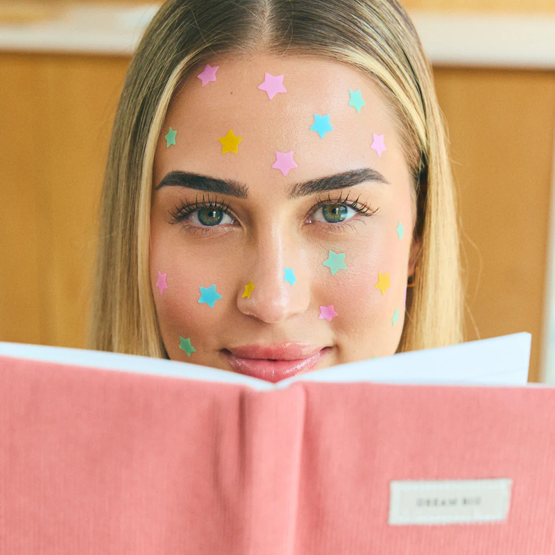 Biovene Pimple Star Patches & Mirror Case Yellow