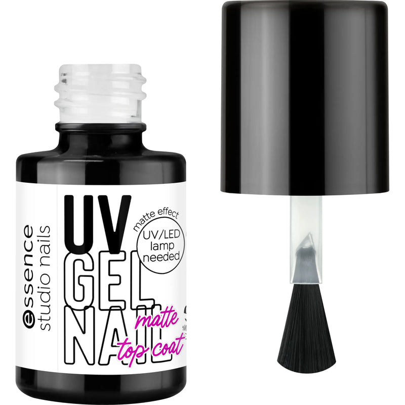 Essence Studio Nails Uv Gel Nail Matte Top Coat 01 Frosted Scoop