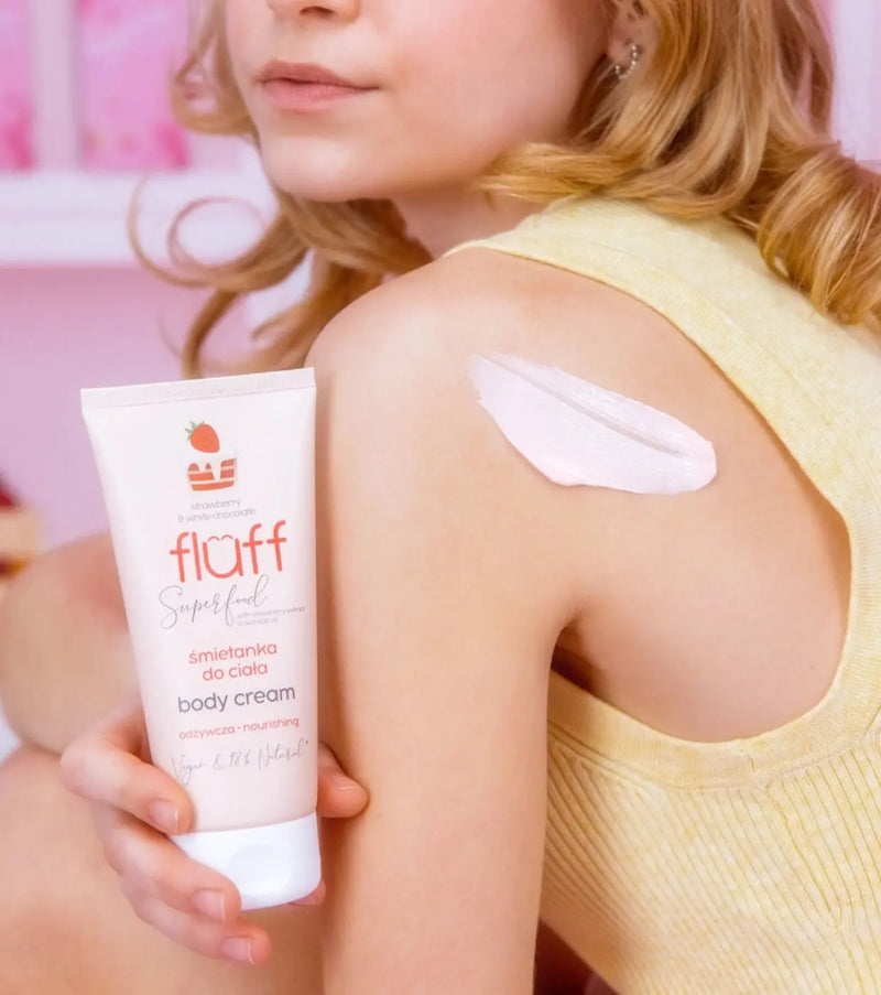 Fluff Body Cream Strawberry And White Chocolate