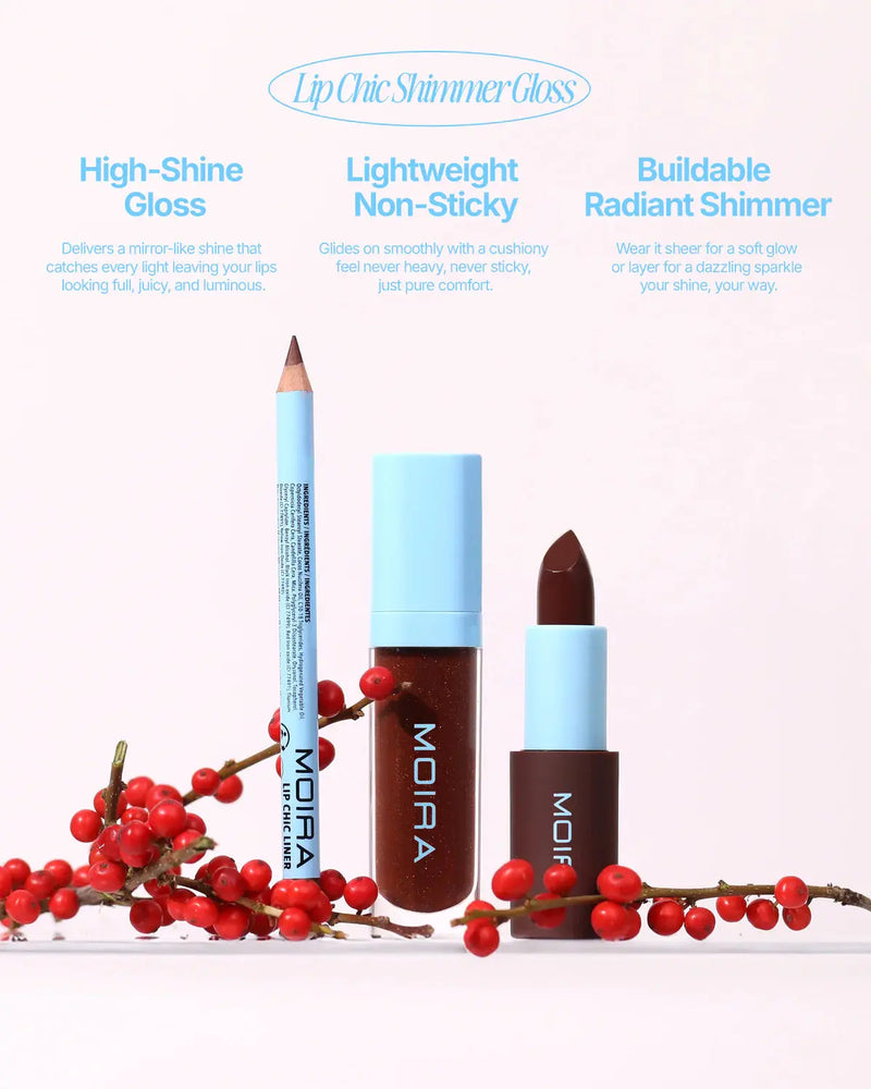Moira Lip Chic Shimmer Gloss 004 Chillax
