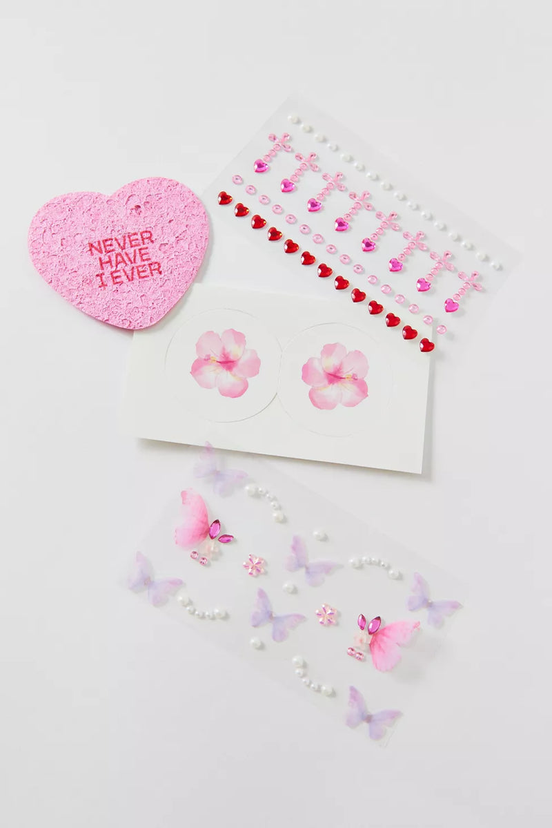 Never Have I Ever Face Adornments Crystal Bloom