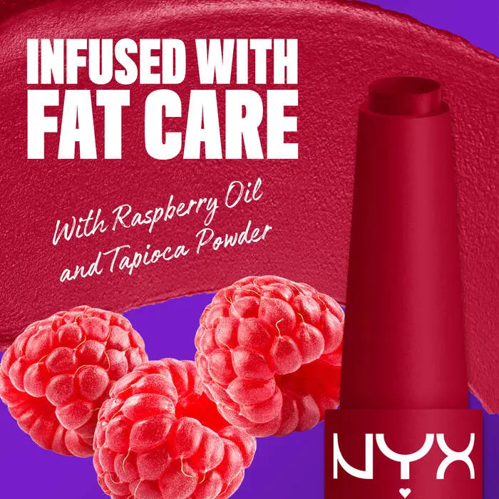 NYX Professional Makeup Fat Matte Smooth Color Lipstick Scarlet Snuggles