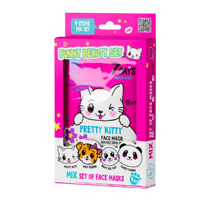 7days Beauty Funny Beauty Set Pretty Kitty