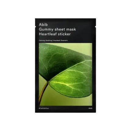 Abib Gummy Sheet Mask Heartleaf Sticker