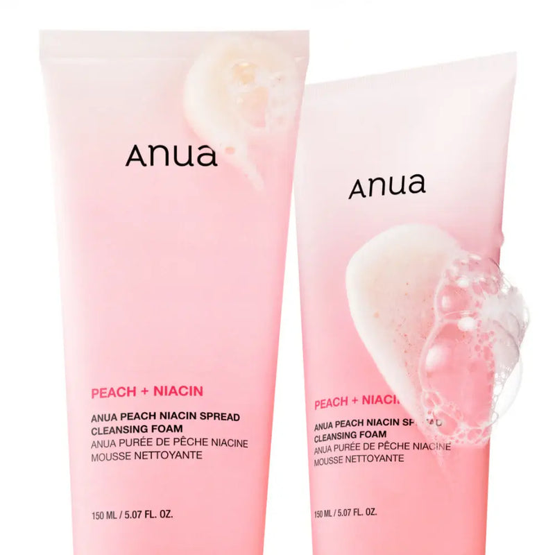 Anua Peach Niacin Spread Cleansing Foam