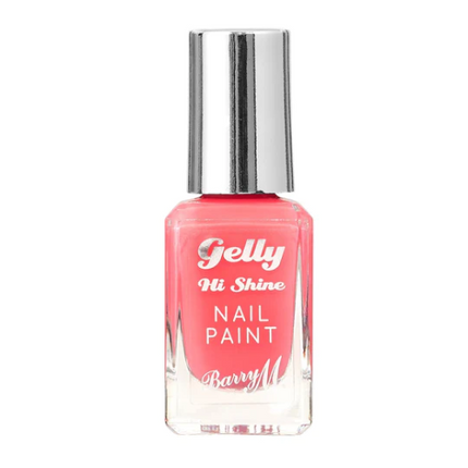 Barry M Gelly Hi Shine Nail Paint Pink Grapefruit