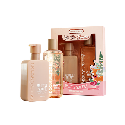 Beauty Creations Tis The Season Body Lotion & Mist Spray Set My Little Secret