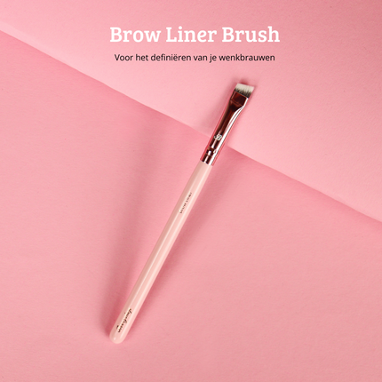 Boozyshop Pink & Rose Gold Brow Liner Brush