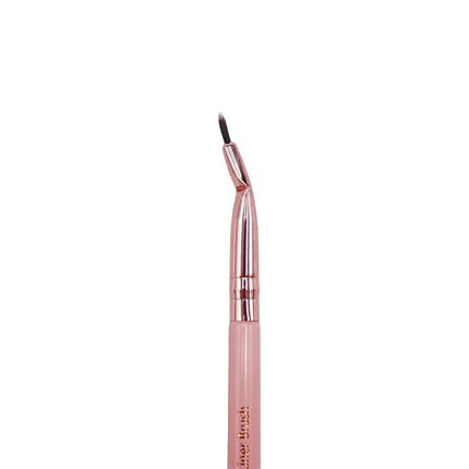 Boozyshop Soft Pink & Gold Bended Tight Liner Brush