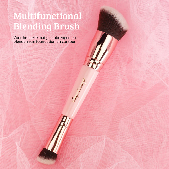 Boozyshop Soft Pink & Gold Multifunctional Blending Brush