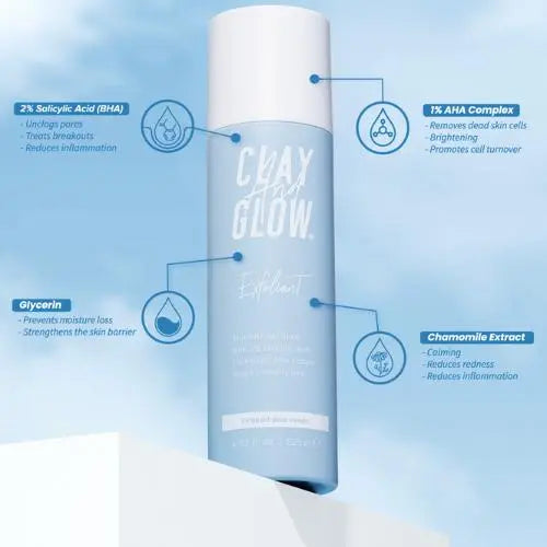 Clay And Glow BHA/AHA Exfoliant