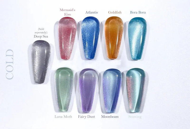 Crisania Neri Sea x Sky Magnetic Cat Eye Gel Polish Atlantis
