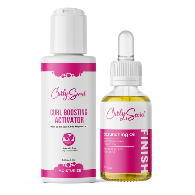 Curly Secret Curl Boosting Activator & Scrunching Oil