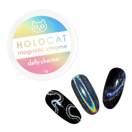 Daily Charme 3-in-1 HoloCat Magnetic Chrome Powder