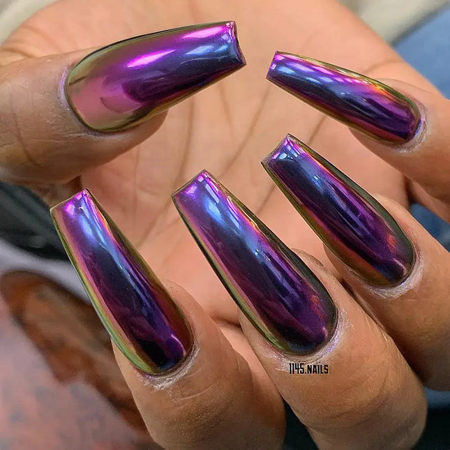 Daily Charme Chameleon Color Shifting Chrome Powder Hera Violet