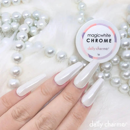 Daily Charme Magic White Chrome Powder