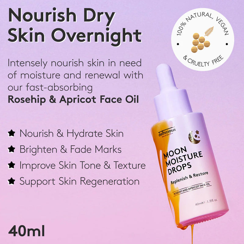 Delhicious Moon Moisture Drops Face Oil