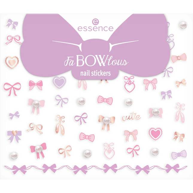 Essence FaBOWlous Nail Stickers 01 Ballet Of Bows!