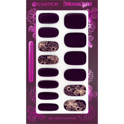 Essence In The Bloom'light Gel-effect Nail Foils 01 Moonflowers Are My Favorite