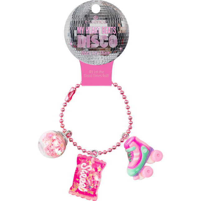 Essence My Heart Beats Disco Disco Key Chain 01 Let the Disco Times Roll!