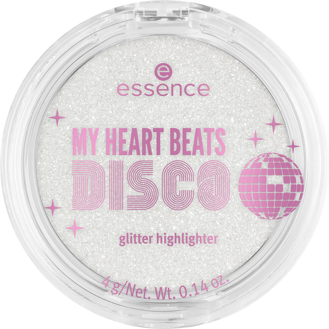 Essence My Heart Beats Disco Glitter Highlighter 01 It's Dis'Glow Time!