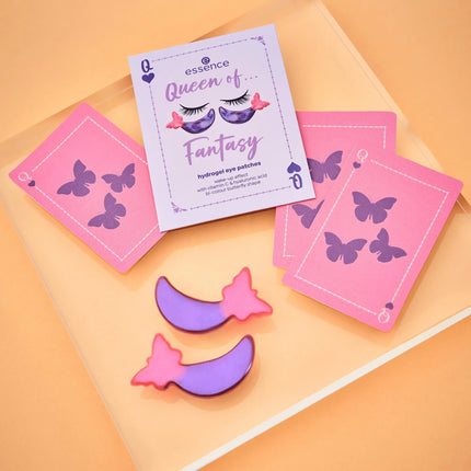 Essence Queen Of... Fantasy Hydrogel Eye Patches 01 Shuffle The Deck & Fly High, Butterfly!