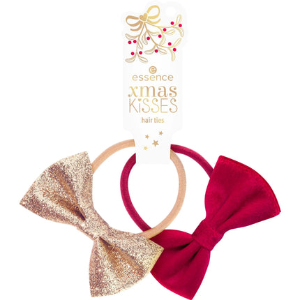 Essence Xmas Kisses Hair Ties 01 Mistletoe's Bow, Kiss Below!