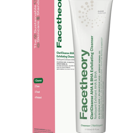 Facetheory ClariCleanse AHA & BHA Exfoliating Cleanser Unscented