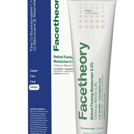 Facetheory Retinol Firming Moisturiser 0.2% Gently Scented