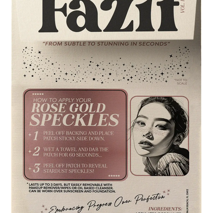 Fazit Make Up Patches Rose Gold Stardust Speckles