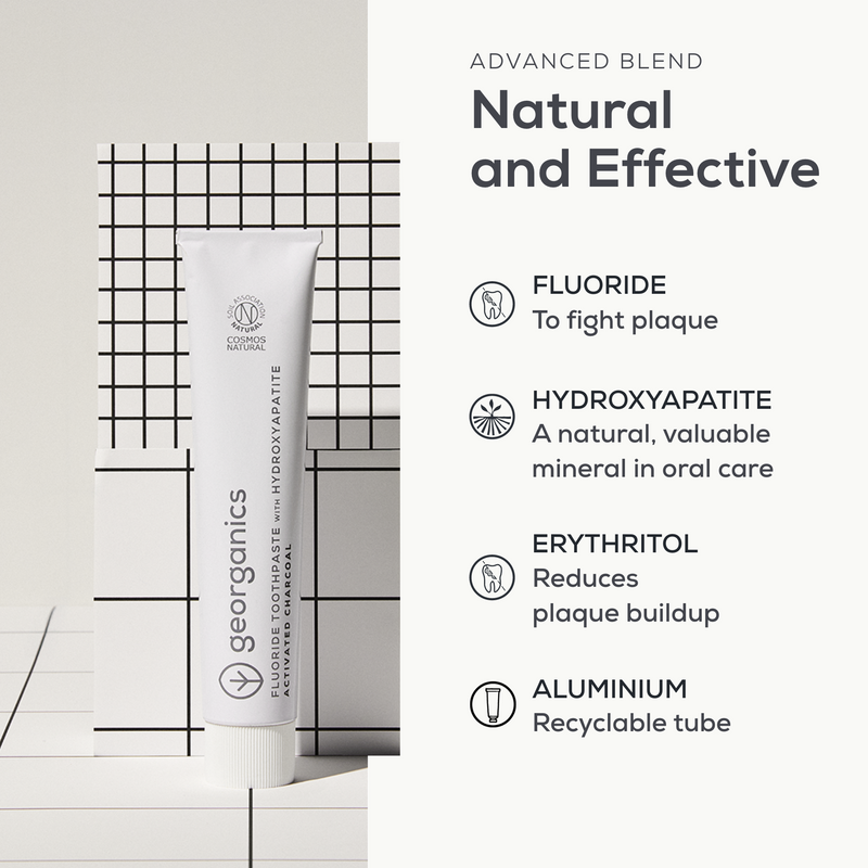 Georganics Toothpaste Activated Charcoal