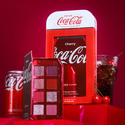 Glamlite x Coca-Cola Cherry Palette