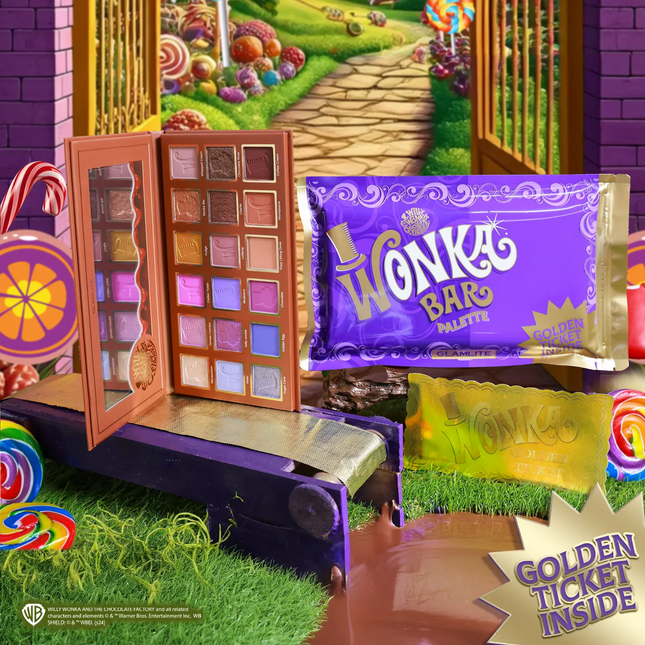 Glamlite X Wonka Bar Palette