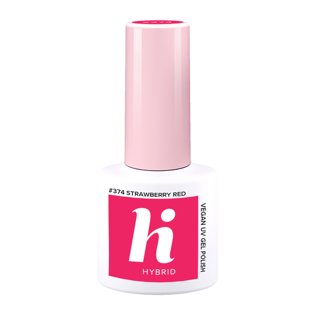 Hi Hybrid 374 Strawberry Red UV Gel Polish