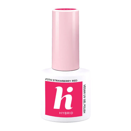 Hi Hybrid 374 Strawberry Red UV Gel Polish