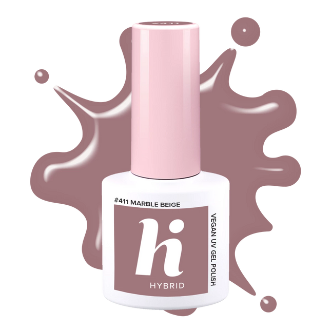 Hi Hybrid 411 Marble Beige UV Gel Polish