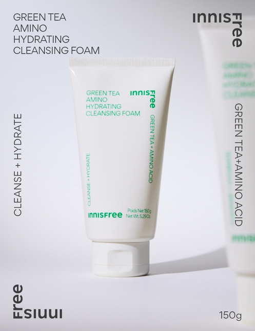 Innisfree Green Tea Amino Hydrating Cleansing Foam