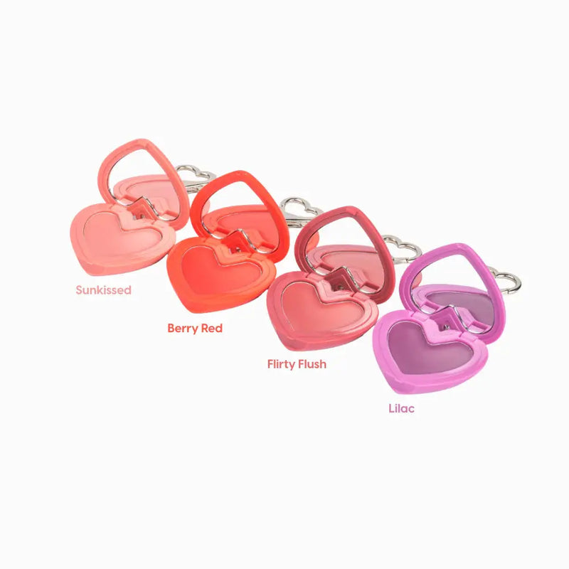 Kara Beauty Stay Blushin! Lip and Cheek Cream Blush Keychain Lilac