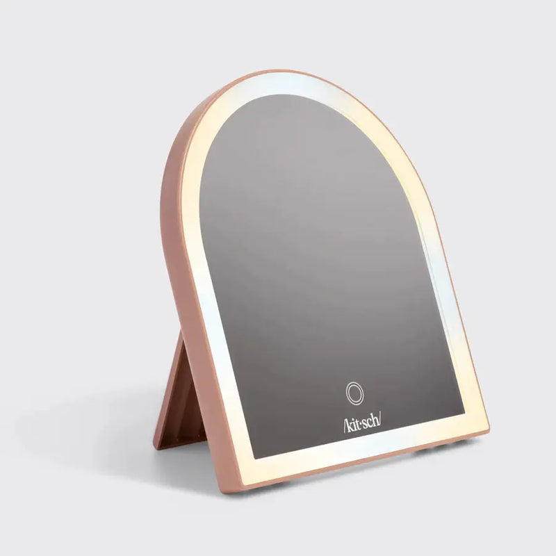 Kitsch Arch Desk Mirror Terracotta