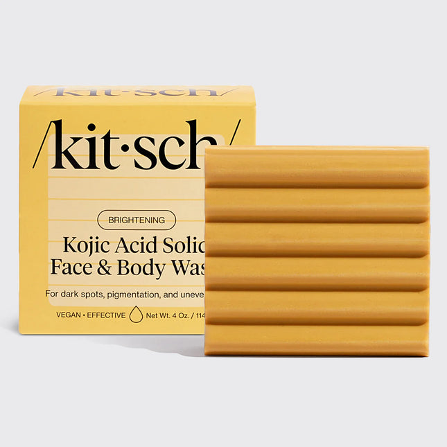 Kitsch Brightening Kojic Acid Solid Face & Body Wash