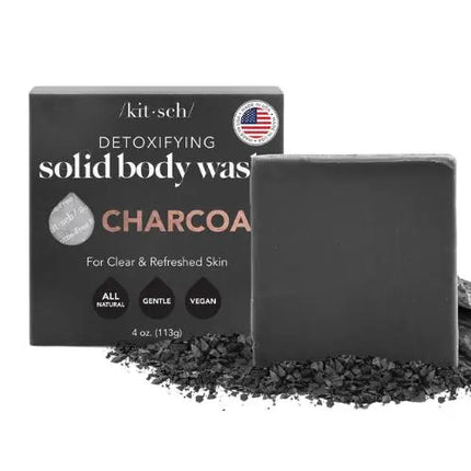 Kitsch Charcoal Detoxifying Body Wash Bar