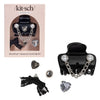 KitschPop Charms & Cloud Clip Set Vintage Black