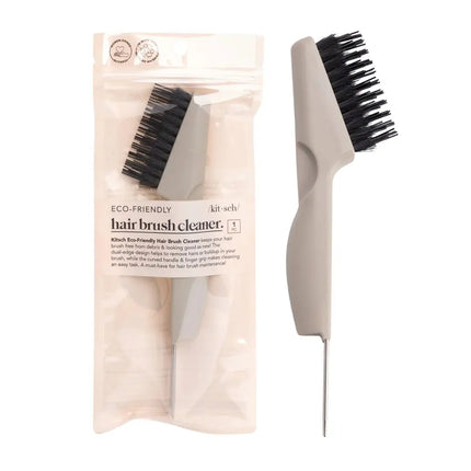 Kitsch Recycled Plastic Hair Brush Cleaner Gray