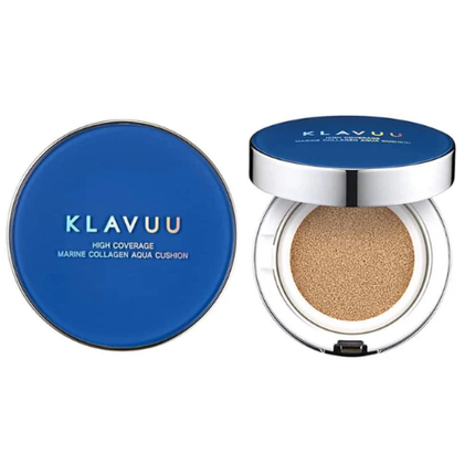 Klavuu Blue Pearlsation High Coverage Marine Collagen Aqua Cushion #21 Light Beige