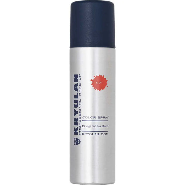 Kryolan Professional Make-up Color Spray D31 Light Red/Vermilion Red