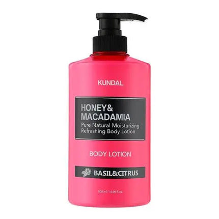 Kundal Honey & Macadamia Pure Body Lotion Basil & Citrus