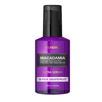 Kundal Macadamia Hair Serum Pink Grapefruit