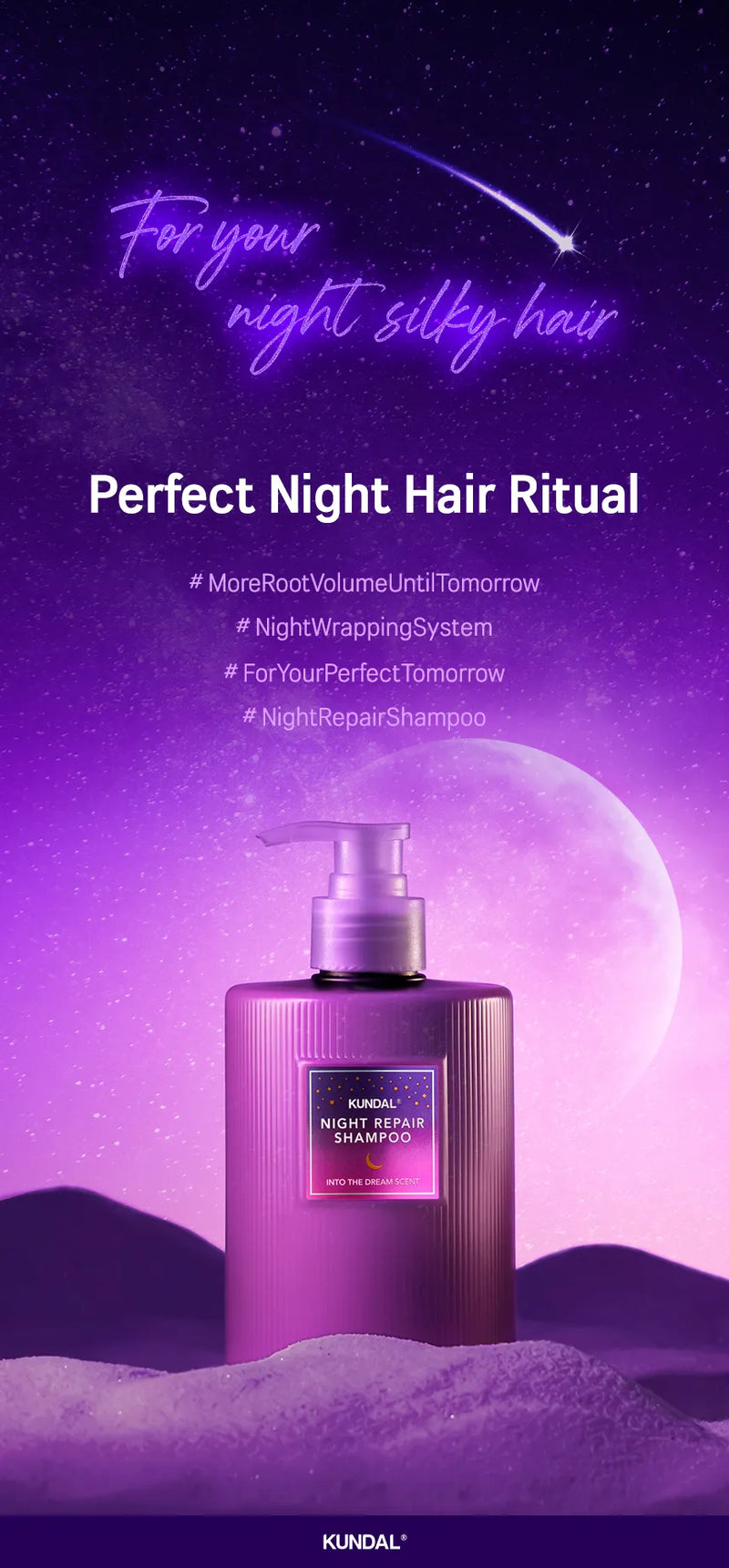 Kundal Night Repair Shampoo Into The Dream